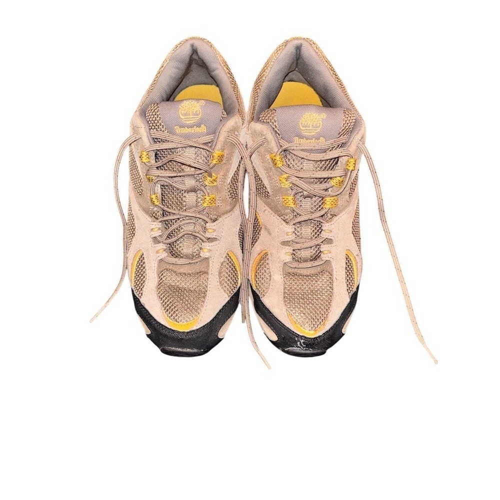 Timberland Motion Access Low Mens Sneakers Beige Yellow Hiking Shoes 10 M 94142